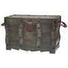 Vintiquewise Antique Style Distressed Wooden Pirate Treasure Chest, Coffee Table Trunk QI003250L